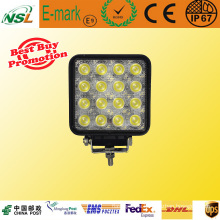 12V 48W LED Luz de trabajo Impermeable IP67 Lámpara LED para automóvil para ATV, SUV, Camión, Jeep Nsl-4816A-48W